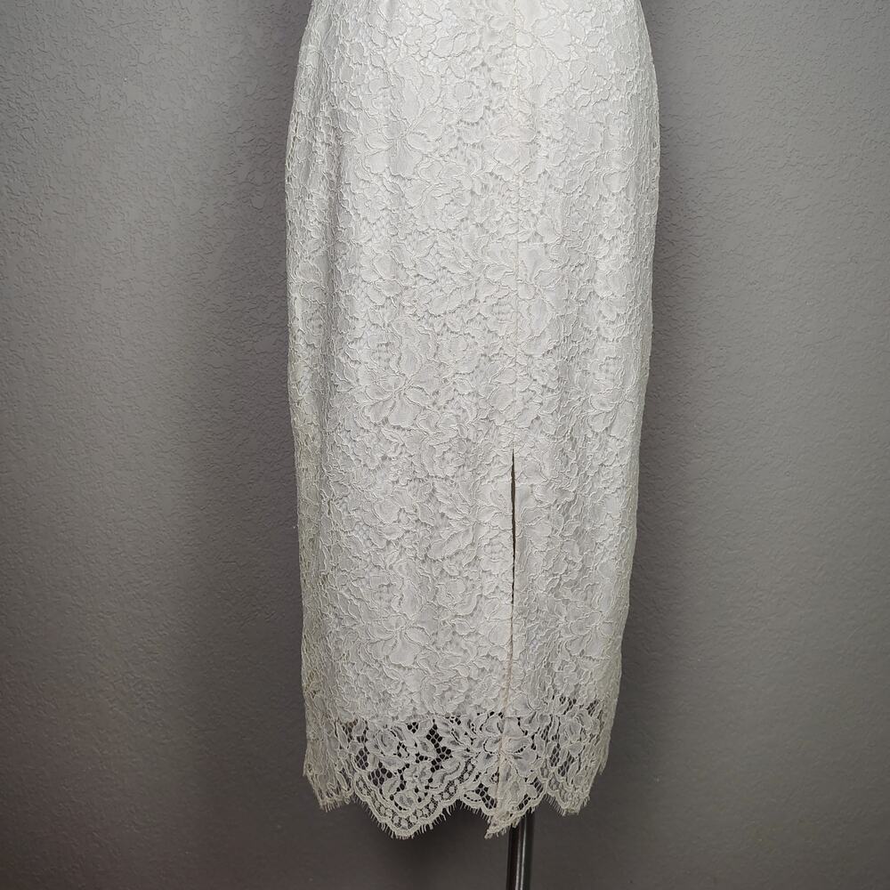 NEW Jenny Yoo Harley Dress Ivory Lace Boned Bodice Bridal Gown Size 8 - Picture 14 of 16